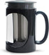 6 1.6 Primula Burke Deluxe Cold Brew Iced Coffee Maker, Comfort Grip Handle, Durable Glass Carafe, Removable Mesh