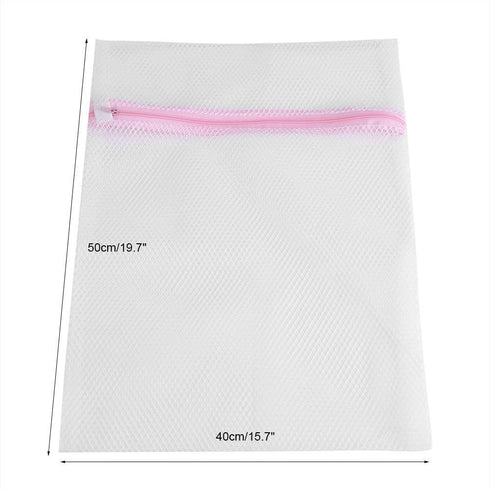 Asixx Washing Bag - Zipped Lingerie Laundry Mesh Bag for Socks, Bra, Underwear (40 x 50cm #1)