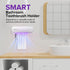 MechMaj 5 Toothbrush Sanitizer Holder for Bathrooms, Slots Toothbrush Sanitizer and Holder, Rechargeable Cordless Wall