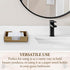 Countertop MyGift Trifold Paper Towels, Modern Metal Wire Bathroom Paper Hand Towel Holder in Brass Tone Finish, Guest