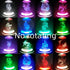 EUSTUMA LED Light Base Non-Slip Round Display Stand - Suitable for Glass Crystal Artwork, Holiday Party Decoration