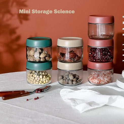 Povinmos 3Pack Lids,10oz Overnight Oats Containers with Glass Jar with Scew Lid,Salad Dressing Fruit Veggies Sauce