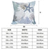 Blue Ocean Waterproof Outdoor Pillow Covers 18x18 Inch Set of 2, Nautical Coastal Starfish Coral Shell Conch Throw