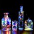 Fairy Lights Micro Silver Wire String Lights, 20 LEDs, 6.6Ft/2Meter, CR2032 Battery Operated (Multi-Colour, 6 Pack)