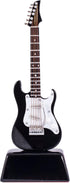 Broadway Gifts Broadway Gift Gibson Black Electric Guitar Music Instrument Miniature Replica on Stand,Multicolor
