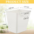 Rolling Cart Accessories Hanging Cup Holder for Home Office Supply, Plastic Pencil Hanging Cups, Desktop Organizer