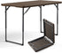 Folding Table 48" x 24" - Heavy Duty Fold-in-Half Plastic Table with