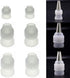 6 Pack Piping Nozzles Coupler, Cake Decorating Tools, 3 Size Couplers for Icing Nozzles