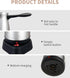 Electric Turkish Coffee Maker, 600ml Stainless Steel Pot, 5 to 6 Cup Capacity, Ergonomic Handle