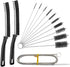 Multifunctional Pipe Cleaners Tool Set: Crevice Brushes, Pipe Tube Brush, Detailing Brush, and Gap Cleaning Brush for