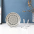 Plate Holder Easel Display Stand - 8 inch Metal Plate Stands for Display, Silver Iron Easels for Pictures, Photo