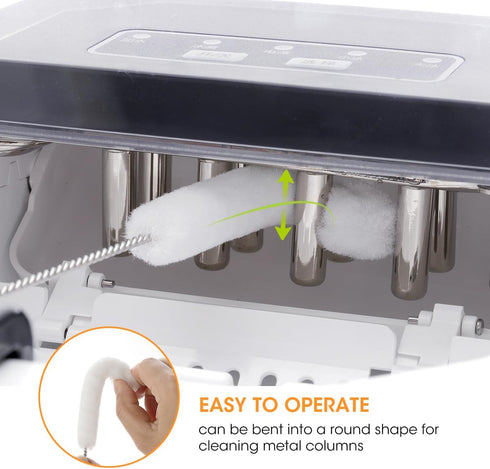 AIEVE Ice Machine Cleaner Brush Sets, 10 Pcs Ice Maker Cleaner Tools Kits by AIEVE