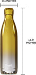 S'well Stainless Steel Water Bottle, 25oz - Yellow Gold Ombre, Triple Layered Vacuum Insulated, BPA Free for On the Go