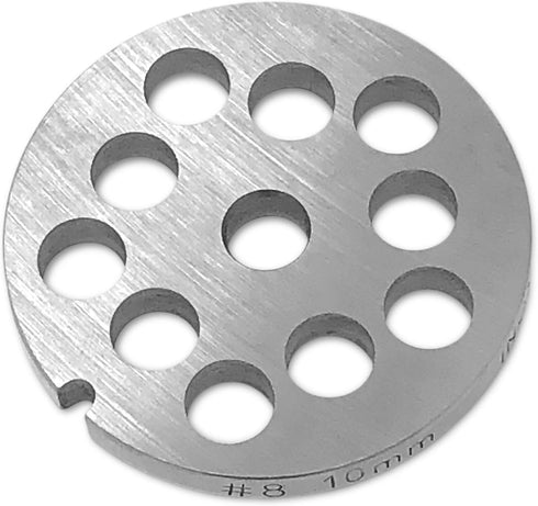 #8 Stainless Steel Replacement Plate Disc Blade - Meat Grinder (3/8")