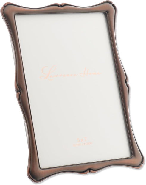 Lawrence Frames 5x7 Picture Frame, Oil Rubbed Bronze Romance, 712157