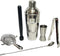 Dynore Stainless Steel 6 Pcs Bartender Martini Kit Set - Teardrop Bar Spoon,