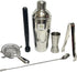 Dynore Stainless Steel 6 Pcs Bartender Martini Kit Set - Teardrop Bar Spoon,