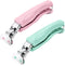 Stainless Steel Anti-Scalding Hot Bowl Dish Gripper Clips Tongs Clamp Holder for Moving Hot Plates (2, Green, Pink)