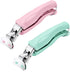 Stainless Steel Anti-Scalding Hot Bowl Dish Gripper Clips Tongs Clamp Holder for Moving Hot Plates (2, Green, Pink)