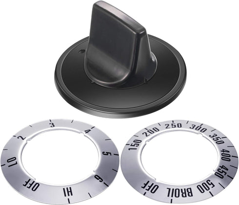 Jetec Universal Stove Knobs Replacements, Oven Control Knobs KN002 Electrical Kit for Range Burner