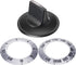 Jetec Universal Stove Knobs Replacements, Oven Control Knobs KN002 Electrical Kit for Range Burner
