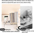 Acrylic Desktop Bookshelf, Detachable Clear Book Organizer, Book/CD/Magazine Rack for Office/Study Room Library/Home