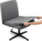 Iauddy Armless Criss Cross Office Desk Chair Cover Slipcover,Accent Mid Back Wide