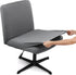 Iauddy Armless Criss Cross Office Desk Chair Cover Slipcover,Accent Mid Back Wide
