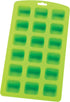 HIC Kitchen Silicone Ice Tray, 18-Hole, Non-Stick, Makes 18 Square Cubes