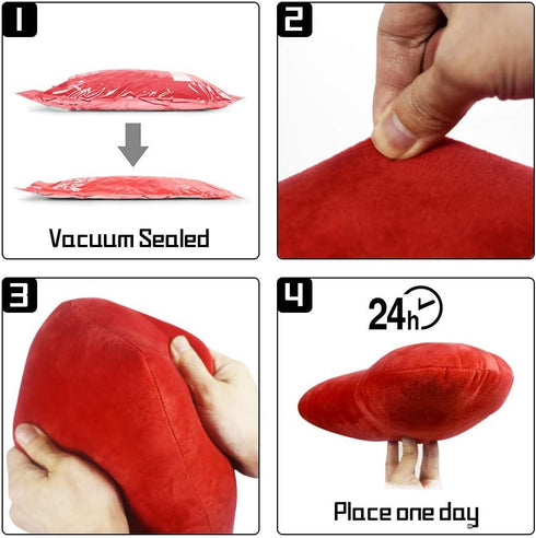 YINGGG Cute Plush Red Heart Pillow, Love Pillow Cushion Toy, Throw Pillows for Kids' Friends, Decorative Pillows