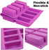 YJWYDM 12 Pack Silicone Granola Bar Molds, Rectangle, for Energy Bars, Cereal, Protein, Brownie, Cheesecake & More