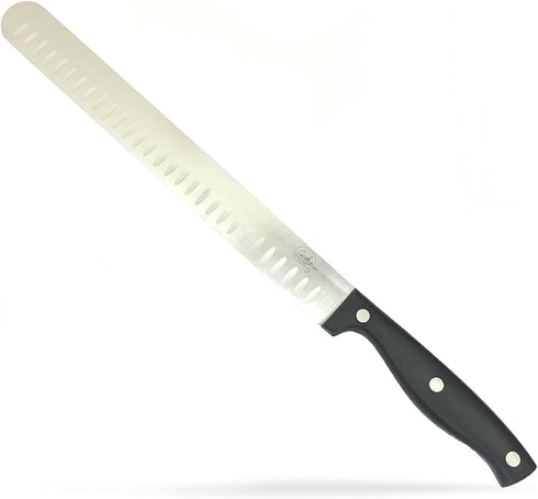 Professional 12" Meat Cutting Knife - Ultimate 100% Steel Slicing Knife for Meat