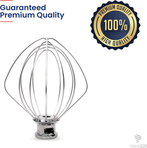 ForeverPRO WP9704329 Wire Whip for Whirlpool Mixer, Compatible with 9704329 9706446 4162165 4169927