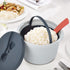 Microwave Rice Cooker, 2 L Pasta Cooker, Food Grade PP Microwave Pressure Steamer for Home Meal Prep