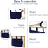 Bseash Bunk Bed Organizer, Bedside Caddy Hanging Storage Bag with 8 Pockets for College Dorm, Baby Bed