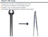 Rapid Tongs Bundle Set, 6 Types of DIY Tongs with Rivet for Beginner Smithing