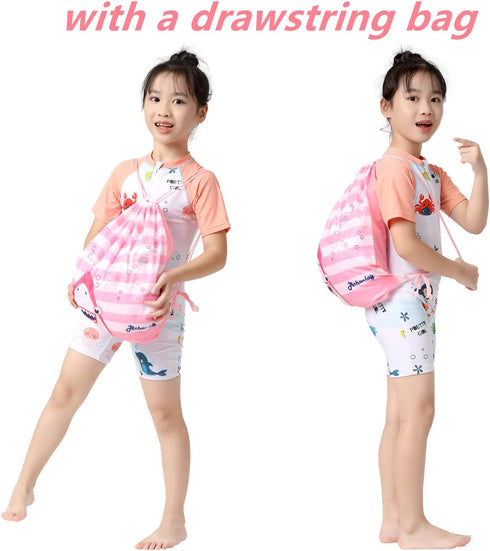 Cat-Themed Hooded Towel for Kids - Perfect for Bath and Beach
