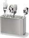 Joseph Joseph Surface Kitchen Sink Cutlery Drainer - Utensil Holder with Draining Base, Stainless Steel Storage