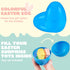 3.15" 264PCS JOYIN Easter Eggs, Fillable Plastic Eggs Empty Colorful Bright Eggshells with Hinge for Easter Hunt