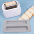 DOITOOL Silicone Toaster Cover 1PCS - 2 Slice Bread Maker Upper Cover, Washable Toaster Machine Cover (Grey, 15.7 x
