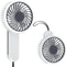 Mollie 3-Inch Mini USB Rechargeable Portable Handheld Fan, 3-Speeds Battery Operated for Travel, Camping, Office, Home