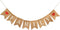 Family Banner Burlap Bunting - Family Reunion Sign & Photo Booth Props for Adoption & Reunion Party Decorations