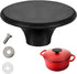 Dutch Oven Knob Compatible with Le Creuset, Replacement Lid Handle for Lodge, Aldi Enameled Cast Iron (1 Pack)