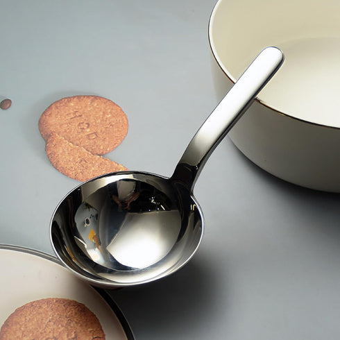 Heavy Duty 7 Inch Mirror Polished Asian Soup Spoons, Premium Food Grade 18/10 Stainless Steel