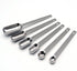 MEKBOK Heavy Duty Stainless Steel Measuring Spoons, Set of 6 for Dry or Liquid, Fits in Spice Jar