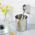 Stainless Steel Utensil Set with Elegant Hammered Finish, Includes Slotted Turner and Serving Spoon