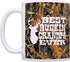 ThisWear Best Buckin' Grandpa Ever Gift, Camo 11oz Ceramic Coffee Mug with Handle for Hunting