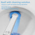 2 Pack Set,Extended 48 Disposable Toilet Brush and Holder Handle with Cleaner Refills Toilet Brush for Toilet Bowl