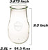 Weck Tulip Jars, 2.5 Liter Glass Jars for Sourdough Starter, Canning, Storage, Wide Mouth with Glass Lid, 1 Jar