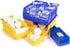Hudson Exchange Plastic Stackable Storage Bin - 11" x 5-1/2" x 5" Hanging Container (Blue)